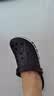 卡骆驰（CROCS）洞洞鞋贝雅卡骆班男鞋夏新款户外平底拖鞋沙滩鞋涉水鞋凉鞋205089 黑色/白色/正码正拍/拍前联系客服 43-44 (280mm) M10W12 实拍图