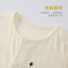 舒贝怡2件装婴儿衣服夏季薄款新生儿连体衣短袖哈衣儿童爬服黄色90CM 实拍图