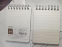 得力（deli）A7/80张简约小号口袋型线圈本随身携带上翻螺旋记事本随手记单词横线4本装LPA780 实拍图