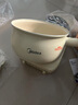 美的（Midea）电煮锅 电蒸锅 电炒锅 电热锅 2.6L分体式 小型1-2人学生宿舍多功能锅 泡面锅 XZC2061 配蒸笼 实拍图