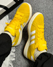 adidas「面包鞋」GRAND COURT BASE 00s休闲低帮板鞋男女阿迪达斯   银灰黄/白色/树脂黄   36 实拍图