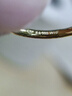 周大福 婚嫁素圈足金黄金戒指女(工费120)15号约1.9g EOF1 实拍图