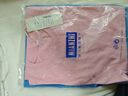 棉致t恤男纯棉潮流纯色小白宽松休闲短袖百搭情侣上衣 粉色 L 实拍图