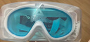 匹克大框游泳镜成人男女高清防水防雾耳塞一体专业潜水游泳眼镜白色 实拍图