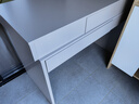 林氏家居书桌学习桌子电脑桌伸缩书桌椅书柜一体卧室化妆写字桌办公桌OV1V 灰色|OV2V-A书桌 实拍图