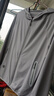 真维斯（Jeanswest）防晒衣男防晒服轻薄夹克外套上衣冰感夏季情侣款皮肤衣 A449-568男/浅灰色 2XL (150斤-170斤) 实拍图
