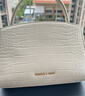 CHARLES&KEITH鳄鱼纹凯莉包手提斜挎婚包包女包生日礼物CK2-50270880-1 Ivory象牙色 S 实拍图