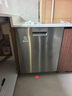 AEG 欧洲原装进口13套大容量独嵌两用家用洗碗机舒适升降碗篮 卫星喷淋 三重烘干自动开门 FFB83807PM 实拍图