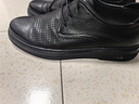 百丽情人节礼物男鞋商场同款牛皮革商务休闲皮鞋7GM01 黑色-打孔 40 实拍图