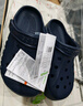 卡骆驰crocs洞洞鞋贝雅男鞋女鞋轻便耐磨一脚蹬拖鞋休闲鞋|10126 白-100 40 (250mm) 实拍图