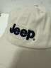 吉普（JEEP）帽子男士棒球帽四季潮流百搭鸭舌帽男女式太阳帽子 米白 实拍图