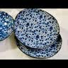 美浓烧（Mino Yaki） 日本进口陶瓷碗和风家用餐具碗碟盘釉下彩不规则汤面大碗 6.5英寸不规则小盘 实拍图