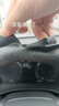 汽车夏季超薄方向盘套防滑硅胶纹四季通用车把套男女吸汗透气 黑色 实拍图