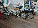 邦德·富士达公路自行车铝架禧玛诺7速男女式成人城市休闲越野跑车铅笔灰 实拍图
