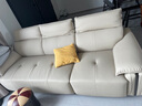 卡尔适现代简约真皮沙发2025新款超大坐深高靠背调节意式极简沙发花弄影 【云端舒适坐感】2.5米多人位 【S级头层黄牛皮】豪华版 实拍图