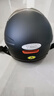 野马（YEMA）3C认证359S电动摩托车头盔男女夏天防晒轻便式半盔电瓶车安全帽 夏季 均码 皮亚黑+咖色短镜 实拍图