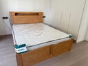 林氏家居双人床1.8米1.5米抽屉储物床主卧室高箱储物床原木色可选UB2A 【抽屉】储物床+椰棕床垫 1.5x2.0米 实拍图