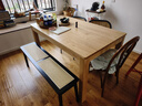 源氏木语实木餐桌小户型饭桌现代简约长方形餐桌椅家用长桌办公台 1.3米餐桌 实拍图