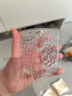 高颜值锤纹杯初雪玻璃杯日式家用水杯威士忌酒杯方形杯子简约 初雪杯 200ml 鱼鳞透明 实拍图