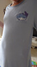 真维斯男童睡衣夏季儿童莫代尔亲肤家居服夏装空调服中大童宽松短袖套装 【5A级抗菌】蓝/泡泡鲨鱼K 170 实拍图
