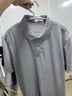 诺诗兰【经典款】春夏户外男式速干短袖T恤吸湿排汗翻领Polo衫 港雾灰色-60E男女 M (170) 实拍图