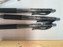 派通（Pentel）BLN105按动黑色中性笔高颜值0.5mm签字笔商务学生速干水笔水性笔文具 黑色5支装 实拍图