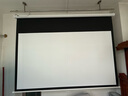 艾瑞尔 投影仪手拉自锁幕布【含安装配件】家用手动升降高清4K电影挂壁屏布幕卧室办公高度可调幕布 高清白玻纤 [16:9]100英寸 实拍图
