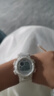 独角兽手表女ins高颜值中小学生儿童多功能夜光防水电子表男帅气 运动风-白色电子表 单手表 实拍图