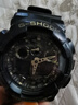 添赋适用卡西欧手表带 g-shock GA-110 100 400 700黑金橡胶表带配件 亮面-亮光金扣 16MM(工具+贴膜) 实拍图