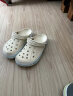 crocs卡骆驰洞洞鞋贝雅卡骆班轻便耐磨一脚蹬休闲鞋|205089 白/深蓝-126 36 /37(220mm) 实拍图