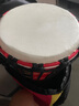 莫森（MOSEN）8英寸彩绘非洲鼓 纯羊皮印尼实木桃花芯入门手鼓免调音 颜色随机 实拍图