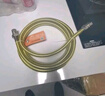 潜水艇（Submarine）燃气管4分接头304不锈钢新国标防爆天然气专用金属波纹软管液化气 【2米配通用接头】新国标2024 实拍图
