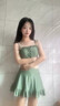 南木熊泳衣女甜美少女感小胸遮肚子2025新款温泉显瘦吊带三件套分体泳装 绿色三件套【70-115斤】 实拍图