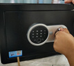 虎牌保险柜家用办公小型指纹开启保险箱全钢防盗保管柜内置把手不突兀固定安装 博瑞J系列 25cm 钢琴黑 实拍图