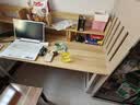 尋巧（SPERMEK） 电脑桌台式书桌书柜组合学生宿舍家用写字桌简约办公室学习桌子 枫樱木色140CM 实拍图