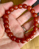 今传福天然南红玛瑙凉山墩子老型桶珠金刚星月菩提手串顶珠配珠顶 收藏级老型珠二颗9mm 实拍图