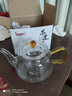 煮茶壶单壶泡茶家用玻璃耐高温泡茶壶茶水分离茶具茶壶 青云壶黄把750ml1个 实拍图