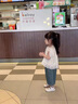 G.duck小黄鸭女童夏装套装2026新款儿童服装中小童女孩衣服娃娃衫两件套 图片色 90 cm 实拍图