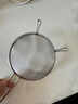 美厨（maxcook）全304不锈钢漏网漏勺30目 豆浆过滤网勺细网面粉筛11cm MCCU3408 实拍图
