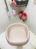 RX DOUGHNUT多功能浴室小沙发老人洗澡坐凳椅子洗碗神器腰垫腰靠护腰洗菜凳子 米色【多功能小沙发】 可坐着淋浴+护腰洗碗 实拍图