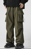 Homlean美式机能伞兵工装裤男夏季宽松薄款冰感透气休闲长裤B6603军绿2XL 实拍图