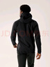 ARC'TERYX始祖鸟 GAMMA HOODY 防风 男子 软壳夹克 Black/黑色 M 实拍图