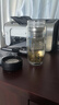 希乐玻璃杯双层玻璃水杯高颜值男士商务办公茶水分离杯便携泡茶杯子 实拍图