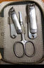 尖工（JIANGONG）指甲刀套装工具（6件）斜口指甲剪钳鼻毛剪刀挖耳勺男士工具包 实拍图