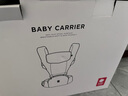 babycare腰凳婴儿背带多功能减震四季抱娃神器解放双手透气轻薄款卡斯尔灰 实拍图