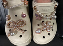 卡骆驰（crocs）男女泡芙洞洞鞋户外休闲时尚厚底一脚蹬沙滩鞋 207521-2Y2 36-37 实拍图