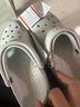 卡骆驰crocs洞洞鞋贝雅男鞋女鞋轻便耐磨一脚蹬拖鞋休闲鞋|10126 卵石色-2V3 41 /42(260mm) 实拍图
