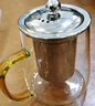 苏氏陶瓷（SUSHI CERAMICS）高硼硅加厚玻璃泡茶壶不锈钢漏网耐高温可烧煮过滤茶壶550ml 实拍图