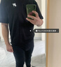 FILA 斐乐t恤短袖男士POLO衫男装2025夏季新款时尚休闲基础上衣短袖衫 正黑色-BK L 175/96A/L 实拍图