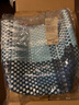 无印良品（MUJI） 手编包 环保材料 手提包菜篮子编织包 包包 度假沙滩包 4色蓝色格纹/小 NONE 实拍图